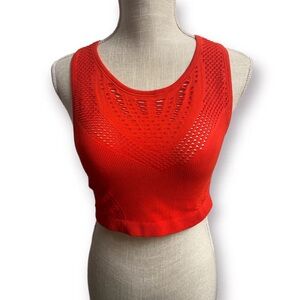 ALO Lark Crop top - cherry pop - size s